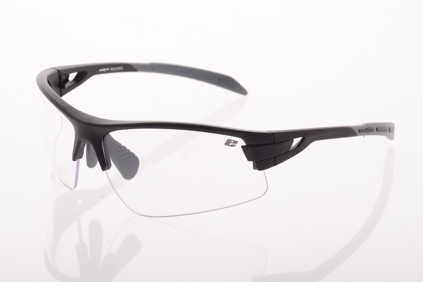 DESCENT SUNGLASSES - Black frame with Clear to Grey Photochromatic lenses