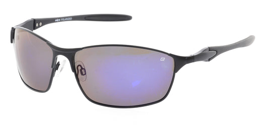 ISLAND SUNGLASSES - Black Grey polarized lenses & Mirror coating