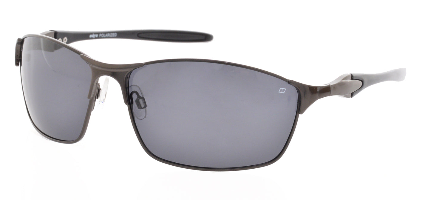 ISLAND SUNGLASSES - Gunmetal with Grey polarized lenses