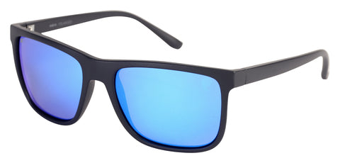 STREET SUNGLASSES - Black frame with Grey polarised lenses & mirror coating