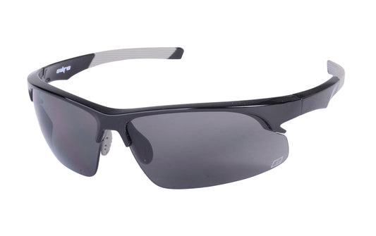 BIKE SUNGLASSES - Black frame with Grey lenses