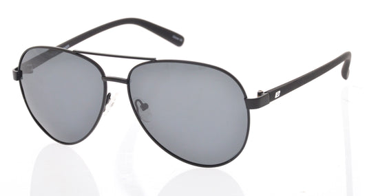 PILOT SUNGLASSES - Black with Grey polarized lenses