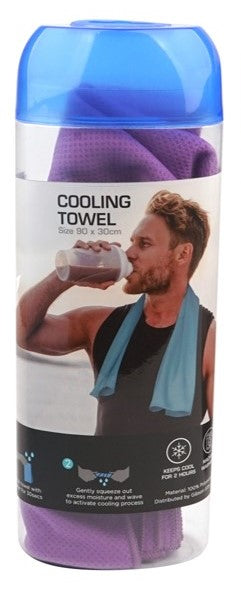 Cooling Towel in Bottle - Purple