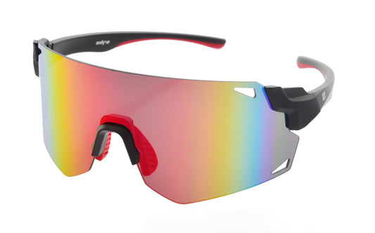 TUBE - Black frame with Grey lenses & Red mirror coating