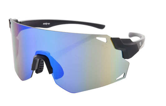 TUBE - Black frame with Grey lenses & Green mirror coating