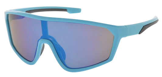 SHIELD - Kids Blue/Black frame with Grey lens & Blue mirror coating