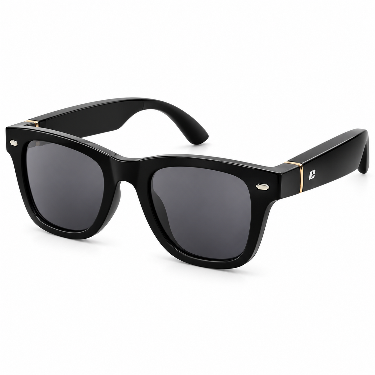 EURO "BEATS" SMART GLASSES - Black frame with Grey Polarized Lenses