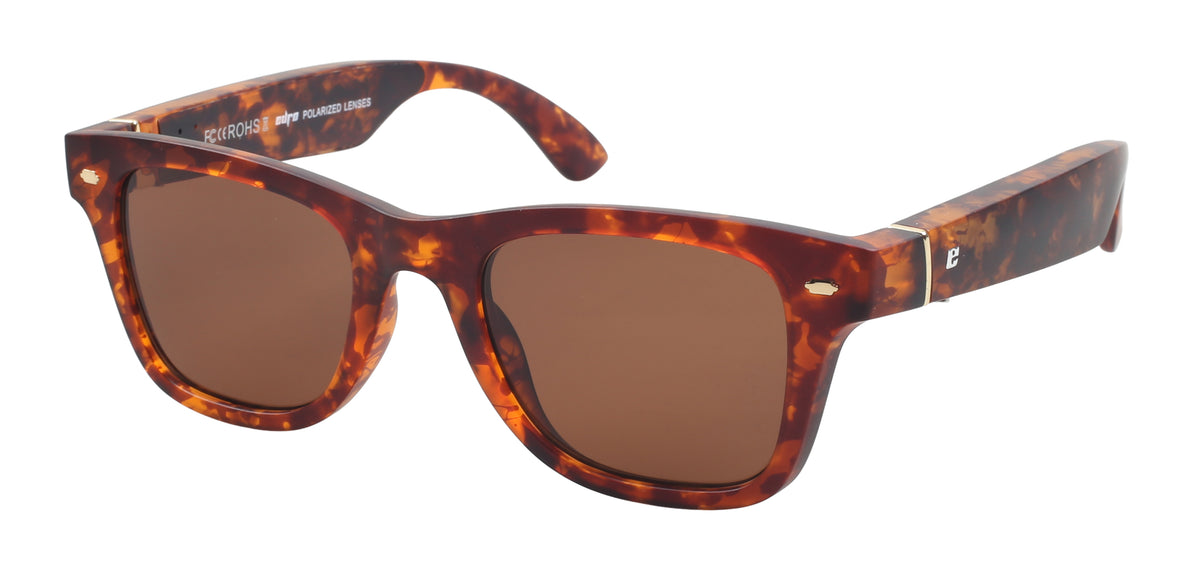 EURO "BEATS" SMART GLASSES - Brown frame with Tortoiseshell Polarized Lenses