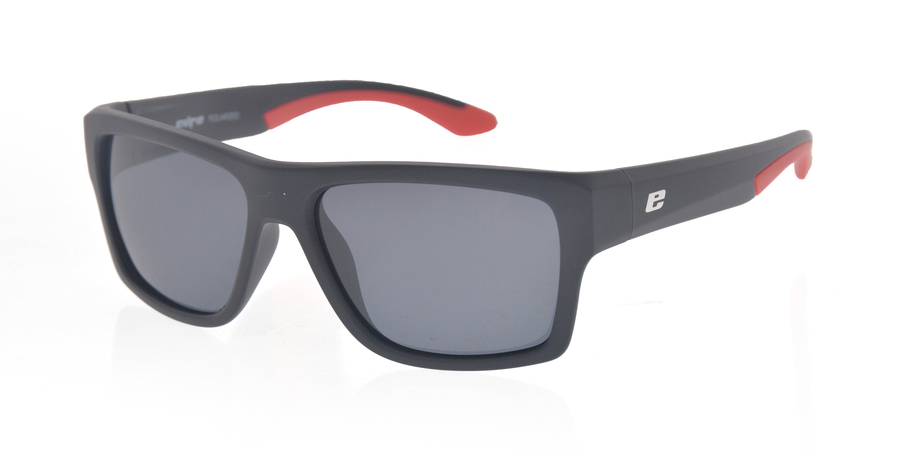 FLOW SUNGLASSES - Black frame with Grey polarized lenses