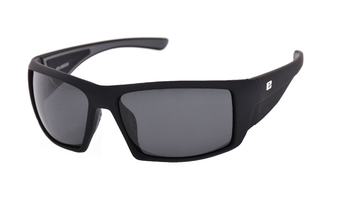 SKULL - Black frame with Grey Polarized lenses