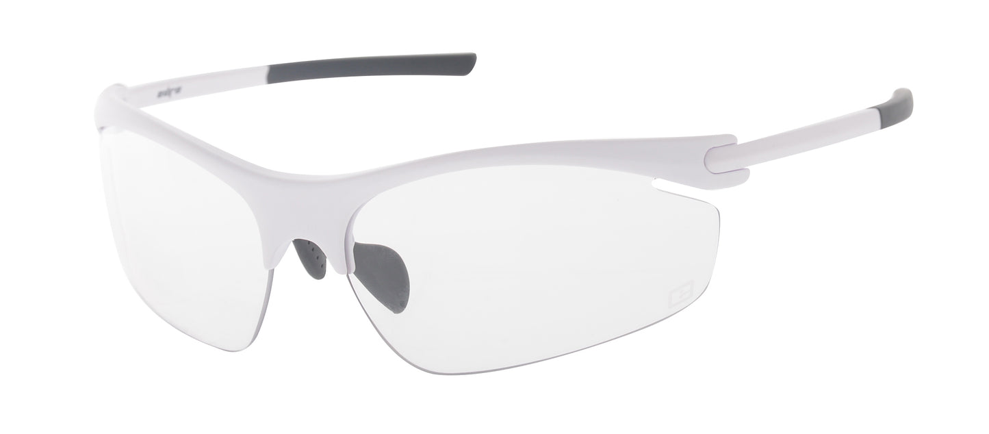 ARROW - White frame with Clear to Grey Photochromatic lenses